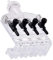 COMOK 4-Way Aquarium Air Check Flow Control Swtich Gang Valve
