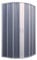 Duschkabine halbrund, zentral 90 – 70 x 90 – 70 cm, kürzbar