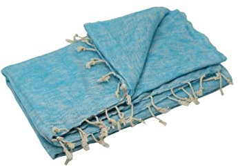 Mino Yakschal, echte Handarbeit aus Nepal (Türkis)