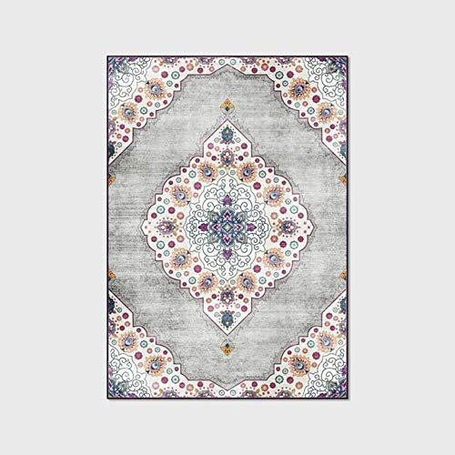Persian Style Hallway Anti-Slip Floor Mat European Floral Printed Area Rugs Princess Bedroom Kitchen Bathroom Door Carpet Tapete