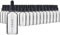 HandsUnity 50ml-88pcs de Flacon de Verre pour Pipette - Ensemble de Pots de Pharmacie en Verre Transparent Avec Bouchon de Pipette Noir Comprenant 5 Accessoires Flacons en Verre Clair