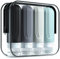 Mrsdry Lot de 4 bouteilles de voyage en silicone de 85 g | pour articles de toilette, approuvés TSA, conteneurs de voyage, sans BPA, anti-fuite, rechargeables, liquides, compressibles, accessoires de