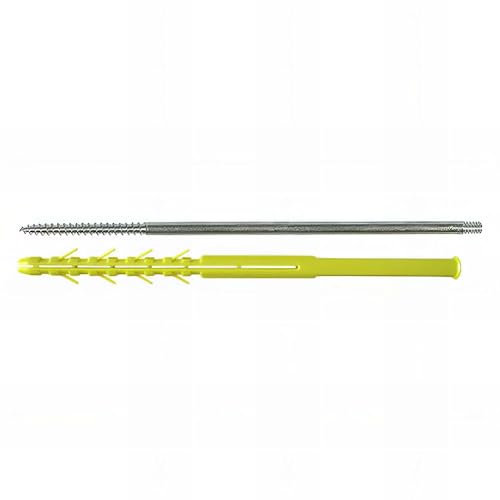 15 Fixations de descente d'eaux pluviales M7 x 250 mm - Cheville D. 10 x 240 mm - Zingué