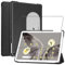 ebestStar - Cover per Google Pixel Tablet, Custodia Protezione Flip Magnetica, Slim Case Sottile Pelle PU, Nero + Vetro Temperato