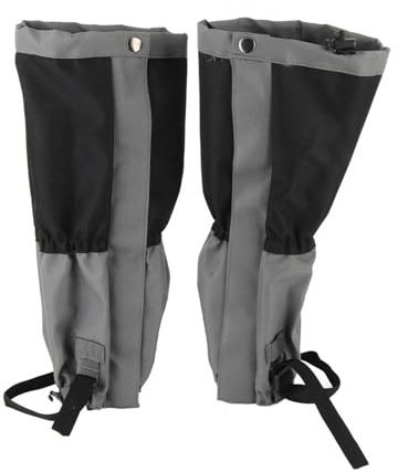 Haofy Zipper Leg Gaiter, 2Pcs Outdoor Waterproof Sports Climbing Hiking Legging Gaiters Shoe Boots Cover for Adult, Hiking Shoe Boots Cover