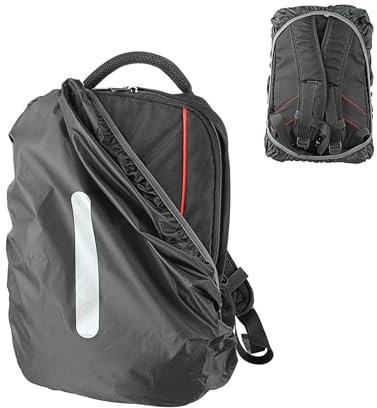 simarro Reflektierende Rucksack Regenschutz, Wasserdichte Regenschutz Rucksack Schulranzen mit Reflexstreifen Ranzen Rucksackschutz für Outdoor Camping Wandern Klettern (XS (20L))