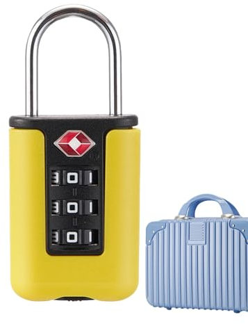 Kofferschloss, Gepäckschloss – Tsa-zugelassene Koffer-Diebstahlsicherung, leicht lesbares Zahlenschloss für Rucksäcke, Taschen und Gepäck Maciun