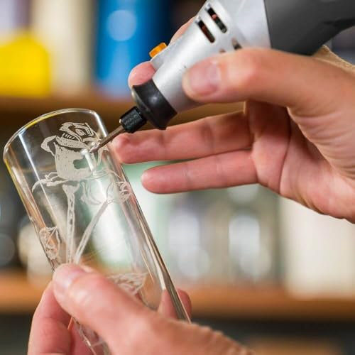 Batavia Mini Multifunktionswerkzeug - Das perfekte Werkzeug für präzises Bohren, Fräsen, Polieren, Schleifen und vieles mehr! Umfassendes 125-teiliges Zubehörset enthalten - Fixxseries