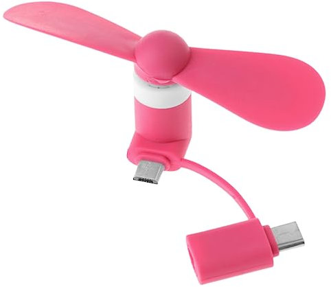 Travel Portable Cell Phone Mini Fan Type-C Micro USB C Cooling For Androids Phones Fans USB Fan Cell Phone Fans Type C Micro USB Handheld Cell Phone Cooling Small Fan Long Service