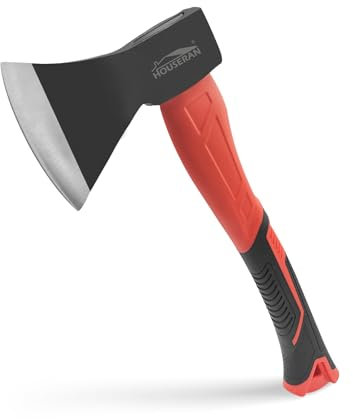 HOUSERAN Hatchet Axe, Camping Axe, Splitting Axe for Chopping Wood, For Garden, Camping and Outdoor Activities