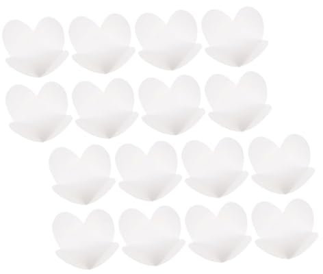 GARVALON 50pièces Trays Papier pour Chocolat avec Compartiments Pratique pour Caramels Et Confiseries pour Fêtes Et Mariages