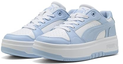 PUMA Damen Rebound Femme Low Sneaker, White Haute Tropic, 41 EU