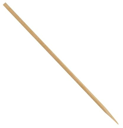 Monouso | 200 Pinchos de Madera, 13cm, Madera de Abedul, Brochetas para Barbacoa, Pinchos Parrilla, para Fruta, Verdura, Postres, Picnic, Camping