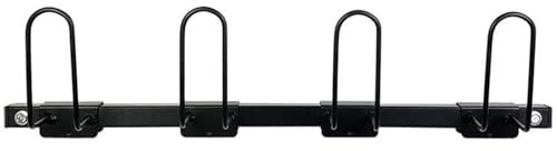 Wall Mount Boxing Glove Storage Rack, Organize and Dry 2/4 Pairs Of Gloves, 75x16cm Steel Hanging Boxing Glove Display Stand, Garage Organizer for Boxing Gloves(1pcs)