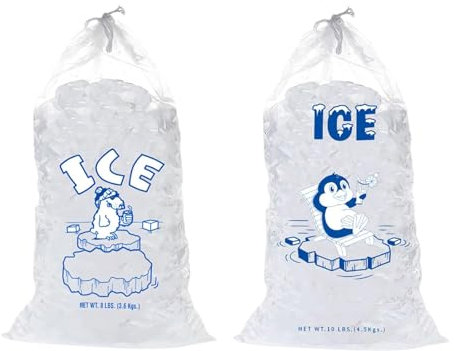 15Pcs Ice Bags, Ice, Empty Ice Bag Ice Bags for Ice Machine Storage Freezer Keeper Ice Cube Bags Reusable Ice Cube Bags Ice Bags for Ice Cubes Ice Maker Bags