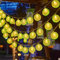 ENLACE Lichterkette Zitronen, 1,5M 10 LED Limetten Lichterkette Batteriebetrieben, Zitronenlicht für Terrasse, Camping, Schlafzimmer, Party, Hochzeit, Garten, Weihnachtsdekor, Innen und Außen