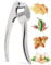 IPEA Presse-ail en Acier Inoxydable pour Ail, Gingembre, Piment - Super Solide - Design Élégant - Presse Ail Professionnel de Cuisine pour Presser Noix et Aliments - Simple Nettoyer
