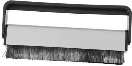 HOMOBABE Carbon Fiber Soft Bristle Brush for Vinyl Record Cleaning Effectively Removes Dust and Static from Record Player Surfaces