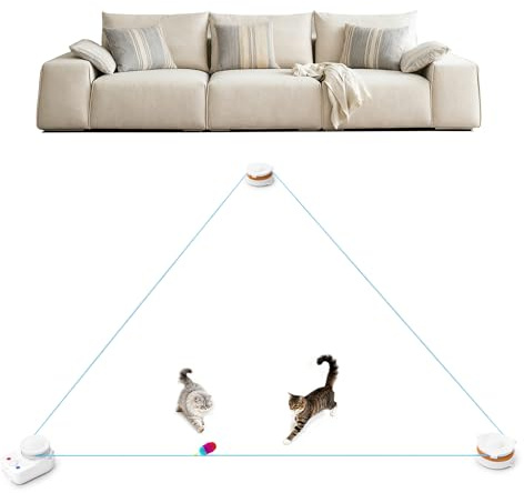 metiya Interactive Cat Toy for Indoor Cat,Automatic Treadmill for Exercise