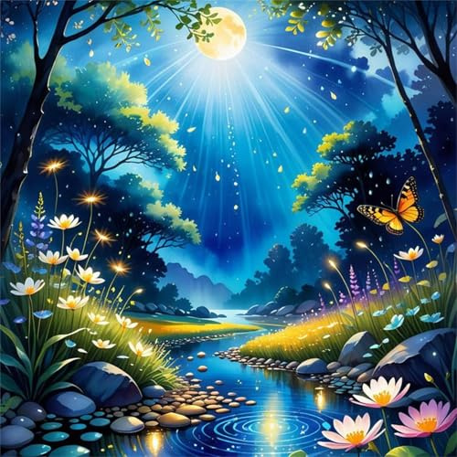 Puzzle 200 Teile Erwachsene Natürliche Bachblüten, Impossible Jigsaw Puzzle 200 Teile, Geschicklichkeitsspiel für Die Ganze Familie, Puzzles Farbenfrohes Home Dekoration
