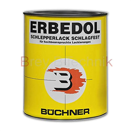 Erbedol DEUTZ BLAU87 5600 Büchner Lack Kunstharzlack Farbe (Fast Schwarz) 750ml 1023 5678