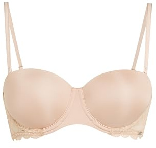 HUNKEMÖLLER Vorgeformter Bügel-BH Angie, Strapless - tan - 80C