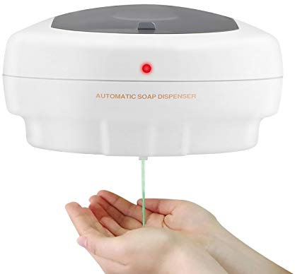 ALLOMN Seifenspender, 1000 ml/500 ml Wandspender Press Dispenser Wandspender Seifendesinfektionsspender Ellenbogen drücken Handdrücken zum Zuhause Büro Schule Krankenhaus (500ML B)