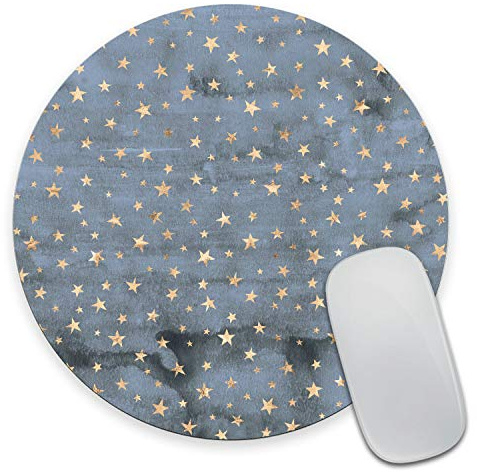 Wasach Star Mouse Pad - Stars, Sky, Blue - MultiColor 36 - Rubber - Non-slip - Gaming, Office - 200mmX200mmX3mm