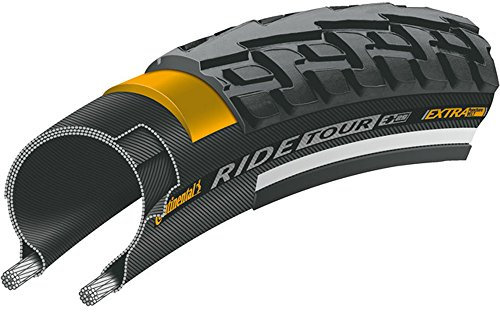 Continental Reifen Ride Tour 28x1,6Zoll 42-622mm 700x40C schwarz Reflex +Flicken