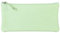 Clairefontaine 410166C - Trousse Scolaire Vert pistache 22x11 cm en Véritable Cuir d'Agneau