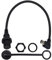 Duttek Mini USB Panel Montagekabel, rechtwinklig, Mini USB Halterung, Verlängerungskabel, Stecker auf Buchse, für Auto, Boot, Motorrad, LKW, Armaturenbrett, 30 cm