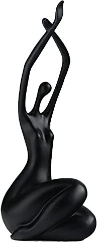 Uziqueif Moderne Skulptur Dekofigur Frauenstatue - Kreative Lady Skulptur Abstrakte Charaktere Handwerk Ornamente Home Office Wohnzimmer Arbeitszimmer Dekorationen Geschenke, Polyresin