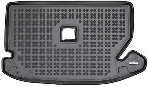 M MOTOS Tapetes de goma para maletero adapta para Dacia Lodgy I 2017-2020 Mejore la comodidad de sus viajes con la alfombrilla antideslizante - alfombrilla para maletero de coche para todo tipo de cli