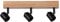 Paulmann 66772 Strahler Arvid 3-flammig max. 3x20 Watt Deckenleuchte Schwarz/Holz Spot Metall E27