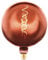 EGLO E27 Globe Lampe dimmbar, Spiral LED Retro Glühbirne Big Size, extra-großes Vintage Deko Leuchtmittel, Kupfer, 4 Watt, 40 Lumen, warmweiß, 1600k, G200, Ø 20 cm