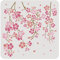 BENECREAT Stencil di Fiori di Ciliegio da 30x30 cm, Tema Floreale Riutilizzabile Plastica Disegno Stencil Modelli per Dipingere su Scrapbook Tessuto Parete Pavimento Mobili Legno