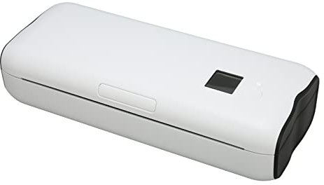 Tonysa Thermodrucker, 216mm, A4 Papier, Wireless BT Thermodrucker, Eingebauter Papierkorb, USB Drucker, 2600 mAh, kompatibel mit Telefon, Computer, Tablets, für Mobile Office