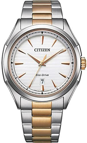 CITIZEN Herren Analog Japanisches Quarzwerk Uhr mit Edelstahl Armband AW1756-89A