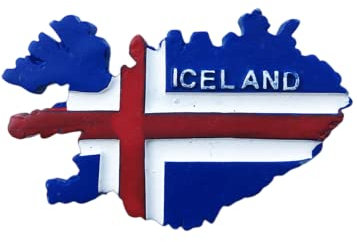 Island Kühlschrankmagnet Reise Souvenir 3D Kühlschrank Dekoration Magnet Aufkleber Craft Collection