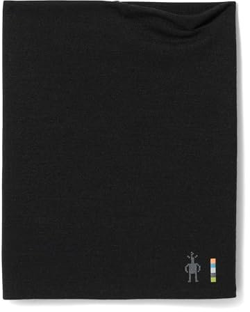 Smartwool Thermal Merino Reversible Neck Gaiter, Black-Black, One Size