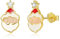 Ohrringe Weihnachten Silber 925 Ohrstecker Kleine Kinder Ohrringe für Damen Mädchen Geschenke Weihnachtsohrringe Nikolaus Ohrstecker