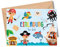 MeinBaby123® 10 Einladungskarten Kindergeburtstag Piraten | Geburtstagseinladungen für Jungs | Piraten Einladungskarten | inkl. 10 Briefumschläge | Premium Qualität (Piraten V2)