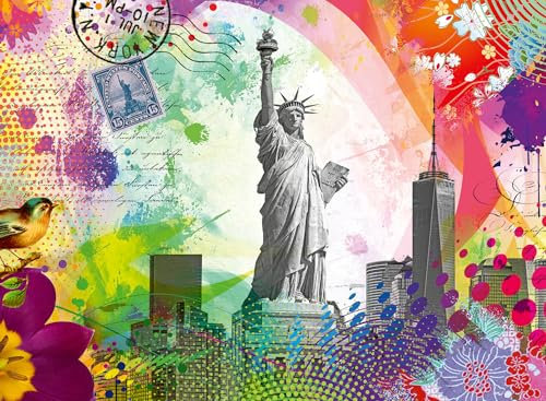 Ravensburger New York Postcard 500 Piece Jigsaw Puzzle for Adults and Kids Age 10+