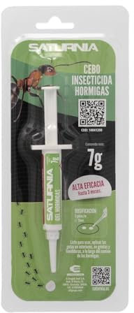 SATURNIA Cebo Insectida Gel Hormigas Jeringa 7 Gramos