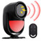Panamalar Alarma Sensor de Movimiento, PIR Detector de Movimiento 125dB con Mando Distancia/110°Ángulo/2 Sonidos, Sistema Alarma Inalámbrico para el Hogar Garaje Furgoneta Oficina(Batería Incluida)