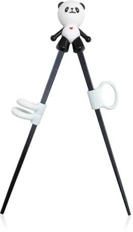 Panda Children's Chopsticks - 1 Piece, Fun Training Set with 3 Ring Sets