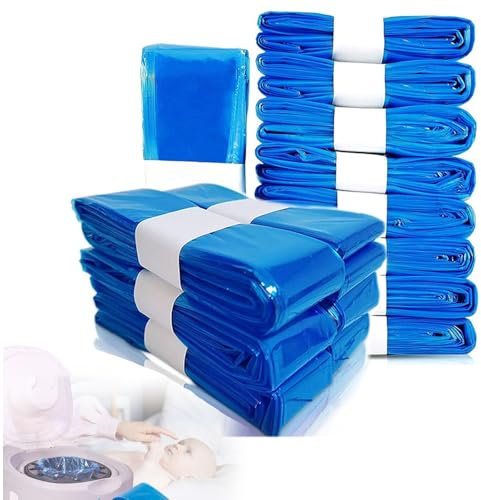 Nappy Bin Refill, Diaper Pail Refill Bags 4.5 M Refill Garbage Bag Liners, Diaper Bin Refills Compatible With Tommee Tippee, Twist and Click and Angelcare Refill Cassettes (8)