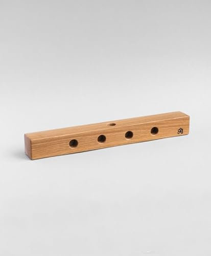 KAWENTSMANN Adventskranz Kerzenständer Holz Eiche - Adventskranz modern Holz - Kerzenhalter für 1,2,3 oder 4 Stabkerzen - Kerzenhalter Advent - Holz Dekoration