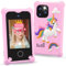 Smart Phone for Kids, Christmas Birthday Present Gifts for Girls Age 3-10, Toddler Toys Learning Cell Phone with Dual Camera, Game, Music Player