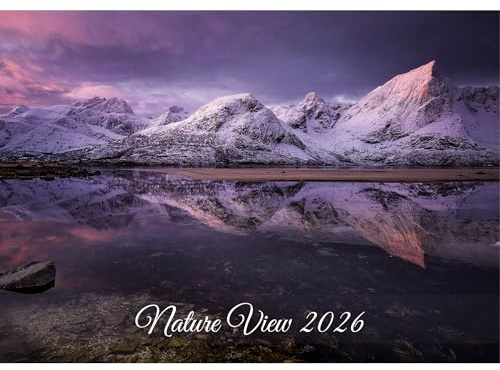 raxxa Premium-Monatskalender Nature View 2026 - DIN-A2 quer